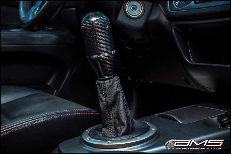 AMS AMS.01.06.0106-1 Performance fits Mitsubishi 01-07 EVO VII/VIII/IX/X 5 Speed Carbon Fiber Shift Knob w/Logo