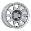 Nomad N505OE Touring 16x8in / 6X139.7 BP / 0mm Offset / 106.1mm Bore - OE Silver
