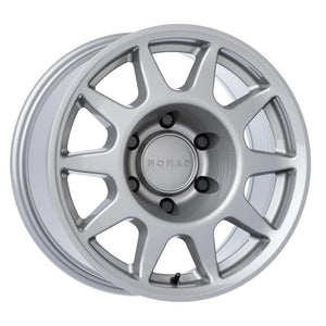 Nomad N505OE-78560+35 N505OE Touring 17x8.5in / 6X139.7 BP / 35mm Offset / 106.1mm Bore - OE Silver Wheel