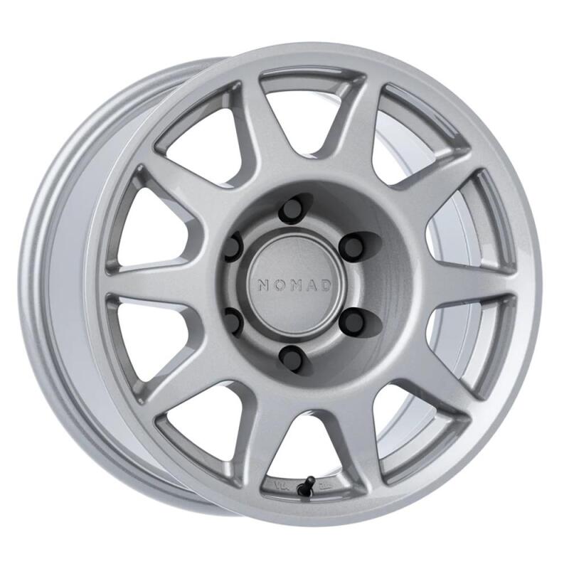 Nomad N505OE-78560+35 N505OE Touring 17x8.5in / 6X139.7 BP / 35mm Offset / 106.1mm Bore - OE Silver Wheel