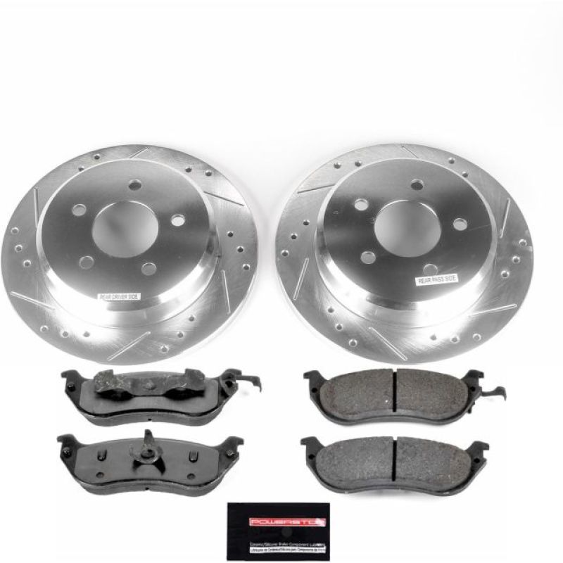 PowerStop K2984-36 96-02 fits Ford Crown Victoria Rear Z36 Truck & Tow Brake Kit