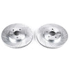 PowerStop fits Lexus 01-06 LS430 Front Evolution Drilled & Slotted Rotors - Pair