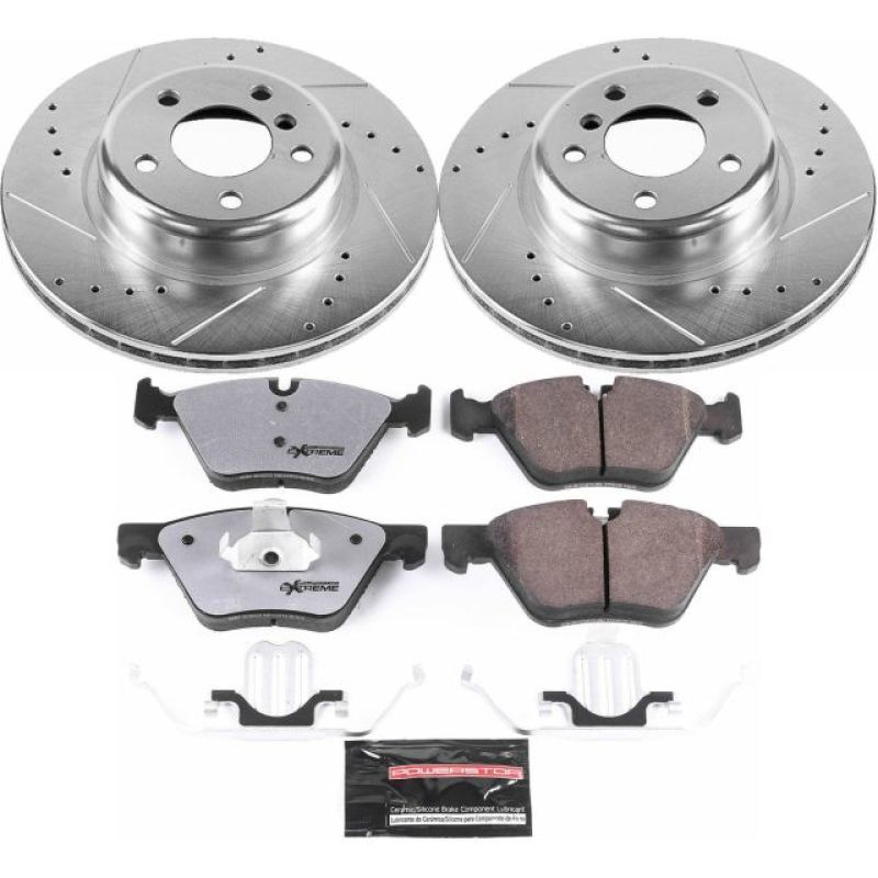 PowerStop K6032-26 11-16 fits BMW 528i Front Z26 Street Warrior Brake Kit