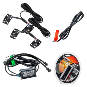 ORACLE Lighting 1468-330 Oracle 2021 fits Ford Bronco DRL Upgrade w/ Halo Kit - ColorSHIFT w/ RF Controller