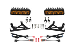 Diode Dynamics DD8586 2020-2022 fits Ford F-250 Super Duty F250 Fog SS6 Pro LED Kit Yellow 3000K