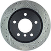 Stoptech 127.34049L Power Slot 00 BMW 323 / 01-07 325 / 99-00 328 Series Rear Left Drilled & Slotted Rotor