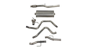 CORSA Performance 21028 Corsa 2019-2025 fits Chevy Silverado 5.3L Crew Cab 3in Cat-Back Dual Rear Exit w/ Polished Tip