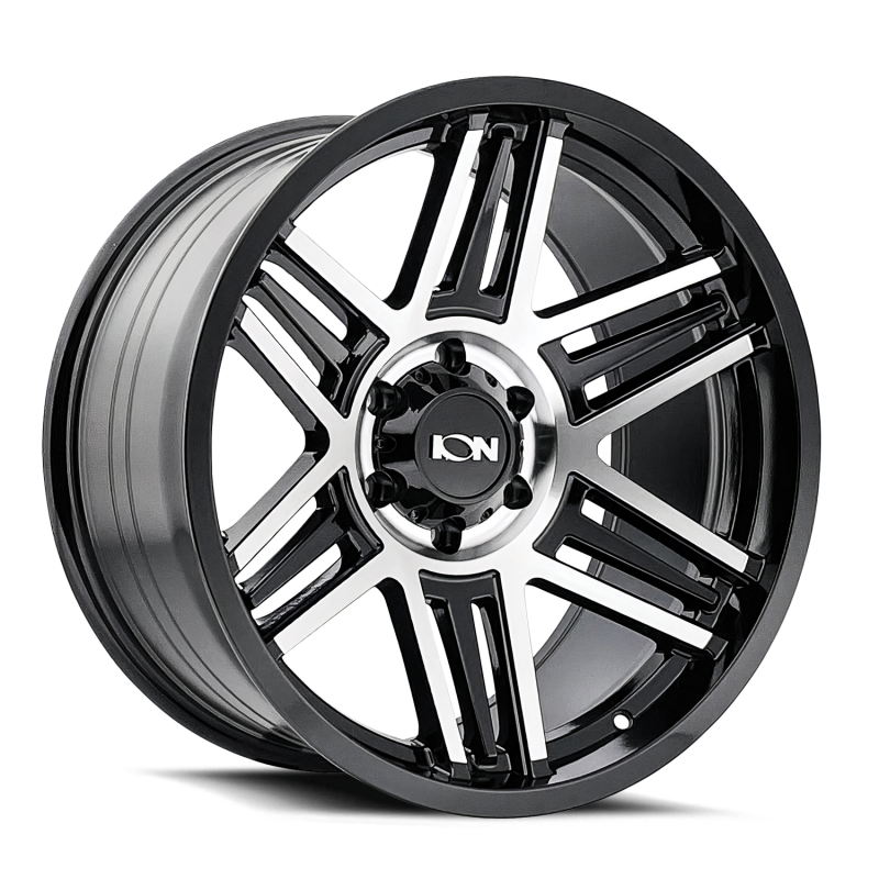 ION Wheels 147-7936BM0 ION Type 147 17x9 / 6x135 BP / 0mm Offset / 87mm Hub Black/Machined Wheel