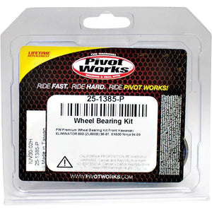 Pivot World 25-1385-P fits Kawasaki Wheel Bearing Kit Premium Bearings