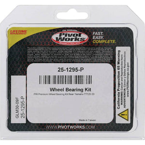 Pivot World 25-1295-P fits Yamaha Wheel Bearing Kit Premium Bearings