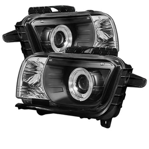 Spyder 5034236 fits Chevy 10-13 Camaro Projector Headlights Dual Halo LED Halo