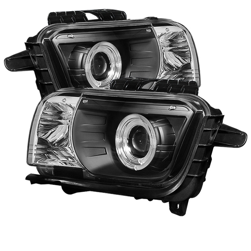 Spyder 5034236 fits Chevy 10-13 Camaro Projector Headlights Dual Halo LED Halo