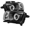 Spyder 5034236 fits Chevy 10-13 Camaro Projector Headlights Dual Halo LED Halo