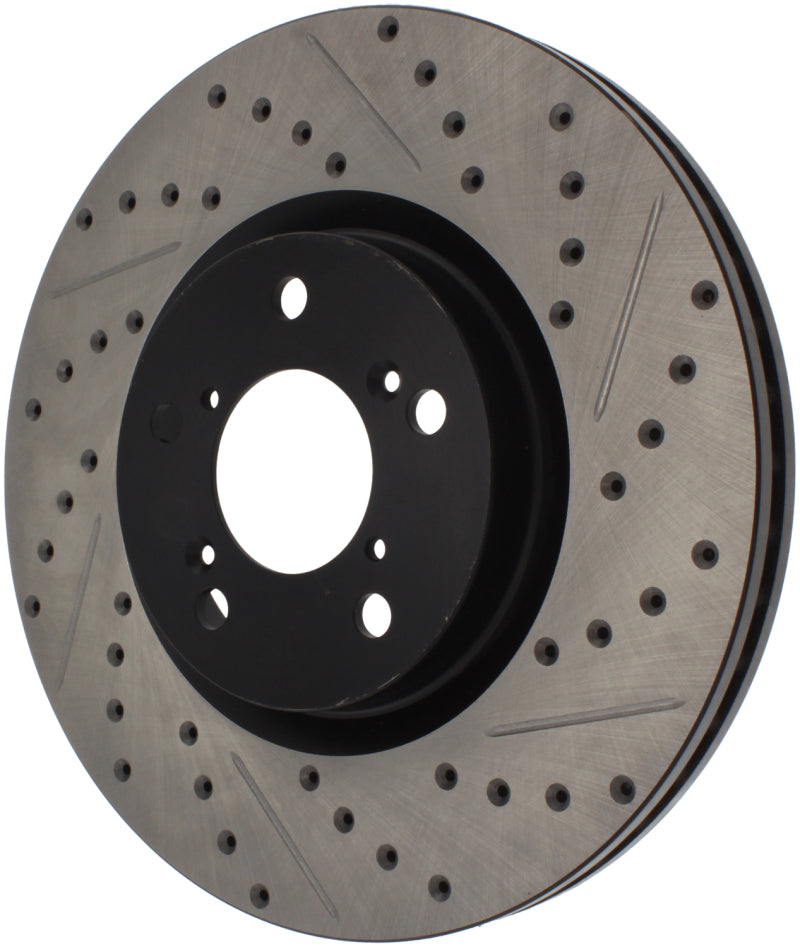 Stoptech 127.40071R 07-08 Acura MDX SportStop Slotted & Drilled Right Front Rotor