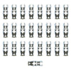 Russell 620409 Performance -6 AN Endura Pwerflex Power Steering Straight Hose Ends (25 pcs.)