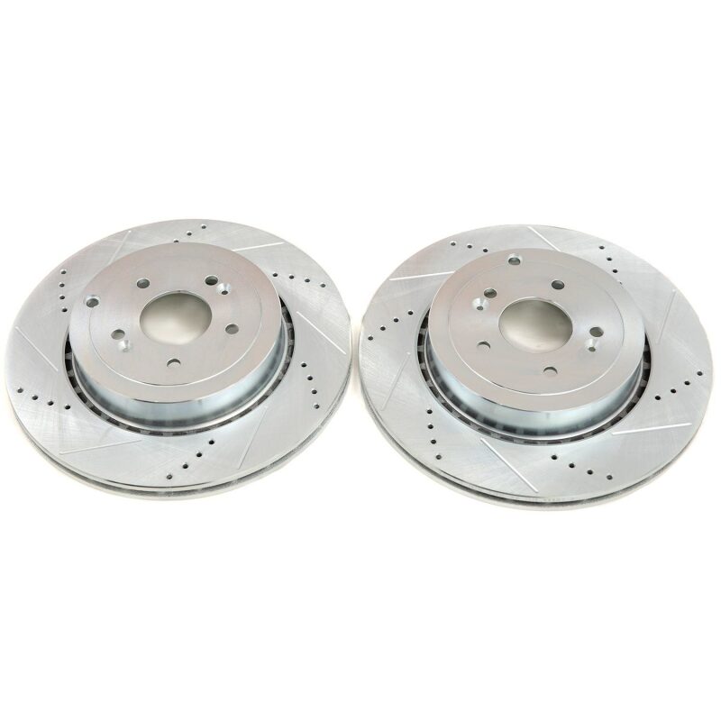 PowerStop fits Kia 18-20 Stinger Rear Evolution Drilled & Slotted Rotor - Pair