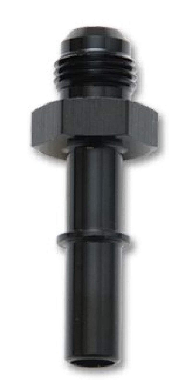 Vibrant 16883 -8AN to 5/16in Quick Connect Push On EFI Adapter Fitting - Black