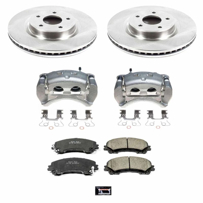 Power Stop KCOE6944 16-17 fits Infiniti QX50 Front Autospecialty Kit w/Cals