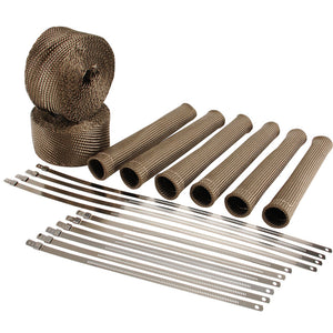 DEI  10136 Exhaust Wrap Kit - Header Wrap - fits Jeep 07-20 JK - 2011 - Titanium