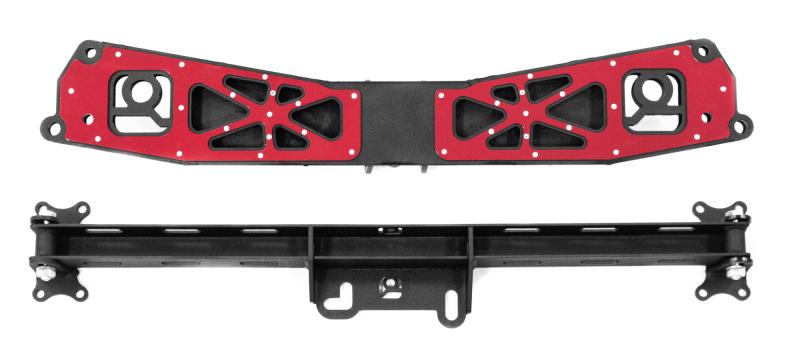 Innovative 103360 AWD Rear Diff Mount Kit - EG/DC (Standard - Black/Red)