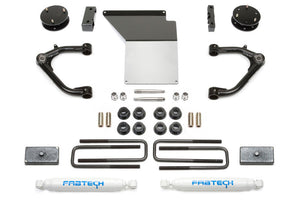 Fabtech K1071 14-18 fits GM K1500 w/OE Alum. UCA 4in Uniball UCA System w/Rear Perf. Shocks
