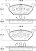 Stoptech 305.0768 Street Select Brake Pads