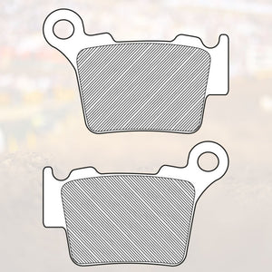 Renthal BP-108 fits BMW/Gas Gas/Husaberg/Husq/KTM Rear Works Brake Pads