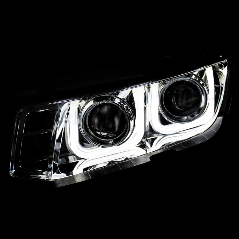 ANZO 121509 2015 fits Chevrolet 14-20 Camaro Projector Headlights w/ U-Bar Chrome