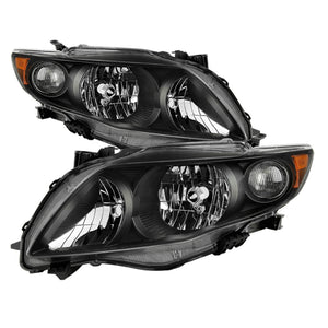 xTune 9035906 fits Toyota Corolla 2009-2010 OEM Style Headlights - Black HD-JH-