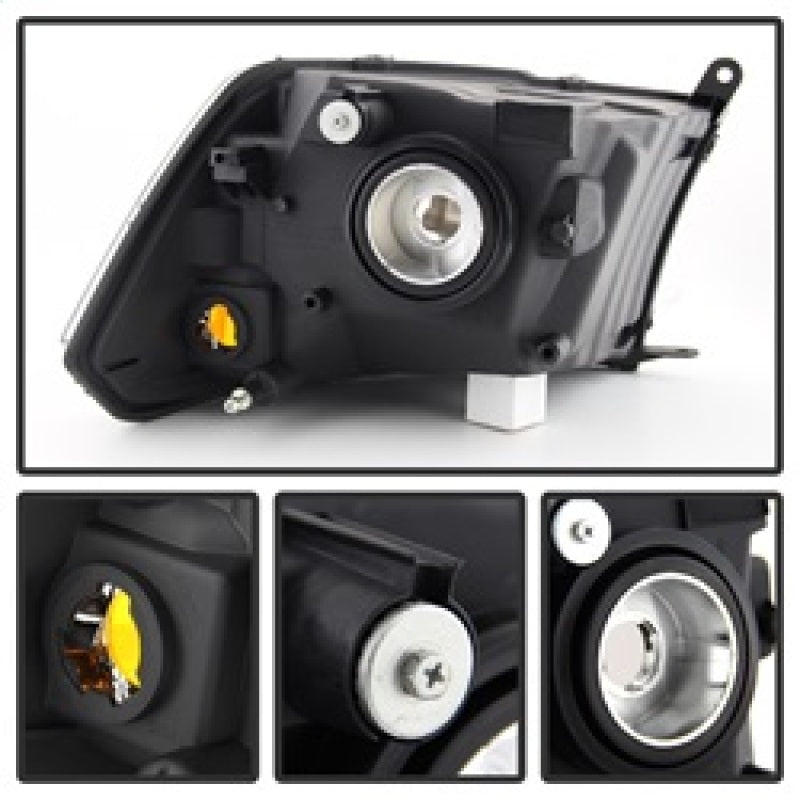 9022937 Xtune fits Dodge 09-12 Ram 1500 ( Non Quad Headlights ) Crystal Headli