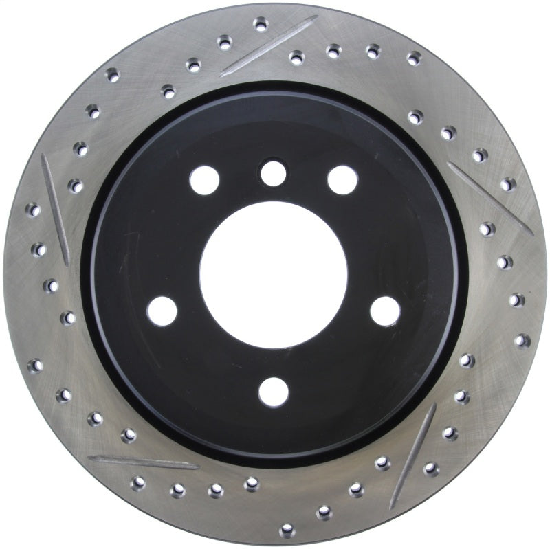 Stoptech 127.34091R 9/07-09 BMW 328 / 06 BMW 325 E90 AWD Slotted & Drilled Right Rear Rotor