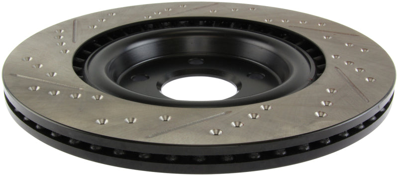 Stoptech 127.33137L Slotted & Drilled Sport Brake Rotor