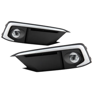 Spyder 5087034 fits Honda Civic 2019+ OEM LED Fog Lights w/ OEM switch - Clear