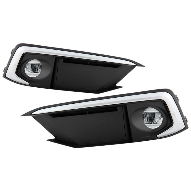 Spyder 5087034 fits Honda Civic 2019+ OEM LED Fog Lights w/ OEM switch - Clear