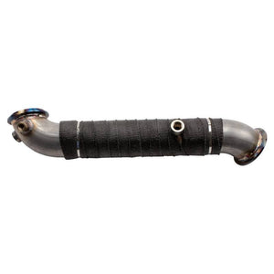 Wehrli WCF100704 fits Chevy LML Duramax 3in Stainless Down Pipe (V-Band Style)