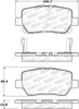 Stoptech 308.109 Street Brake Pads