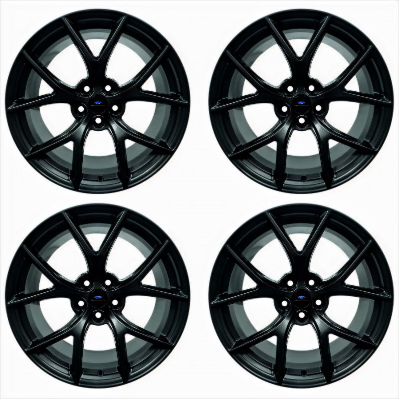 fits Ford 15-20 Racing M-1007K-DC19MB Mustang19x9.5in & 19x10in Wheel Kit w/TPMS - Matte Black