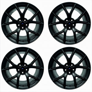fits Ford Racing M-1007K-DC19XMB 15-20 Mustang19x10.5in & 19x11in Wheel Kit w/TPMS - Matte Black
