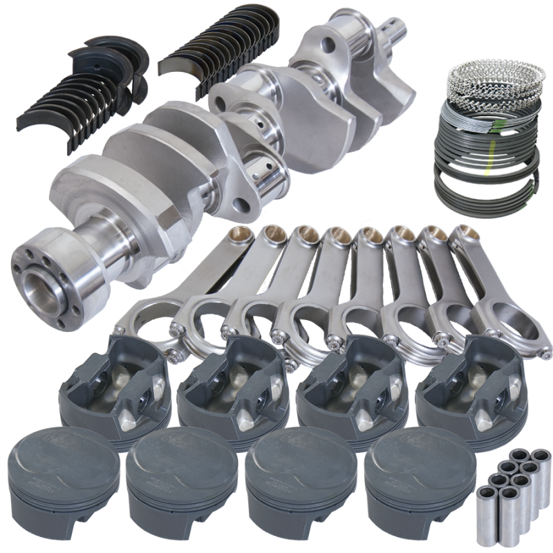 Eagle 12136030 fits Chevy LT1 350 1Pc 3.750in Crank 6.000in H-Beam 11cc Dome 4.030in Pistons Rotating Assembly