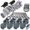 Eagle 12136040 fits Chevy LT1 350 1Pc 3.750in Crank 6.000in H-Beam 11cc Dome 4.040in Pistons Rotating Assembly