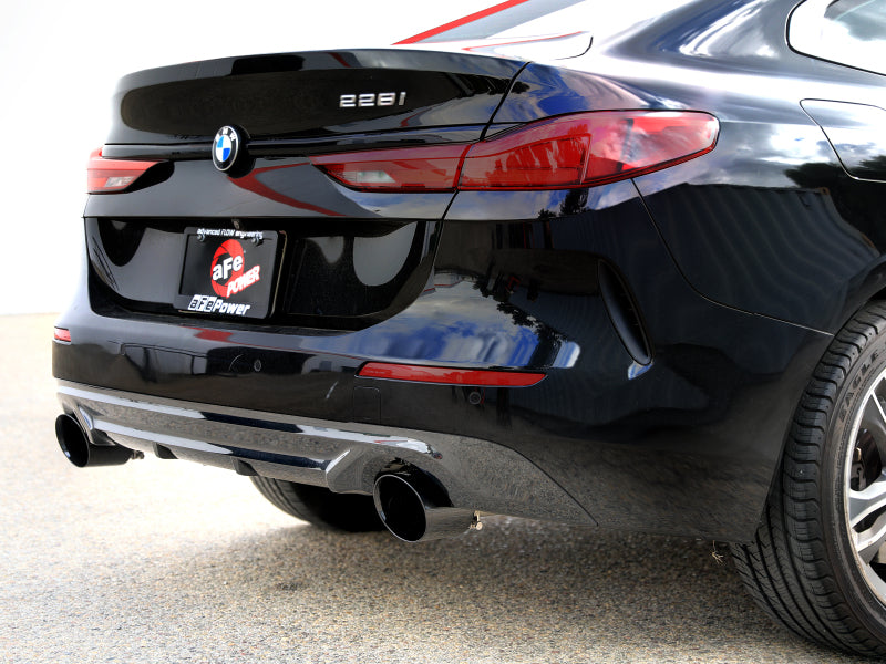 aFe 49-36355-B MACHForce XP Exhausts Axle-Back 21-24 fits BMW 228i 2.0T (SS w/ Black Tips)