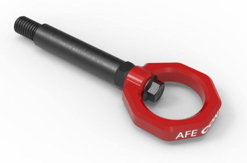 AFE 450-502002-R Control Rear Tow Hook Red fits BMW F-Chassis 2/3/4/M