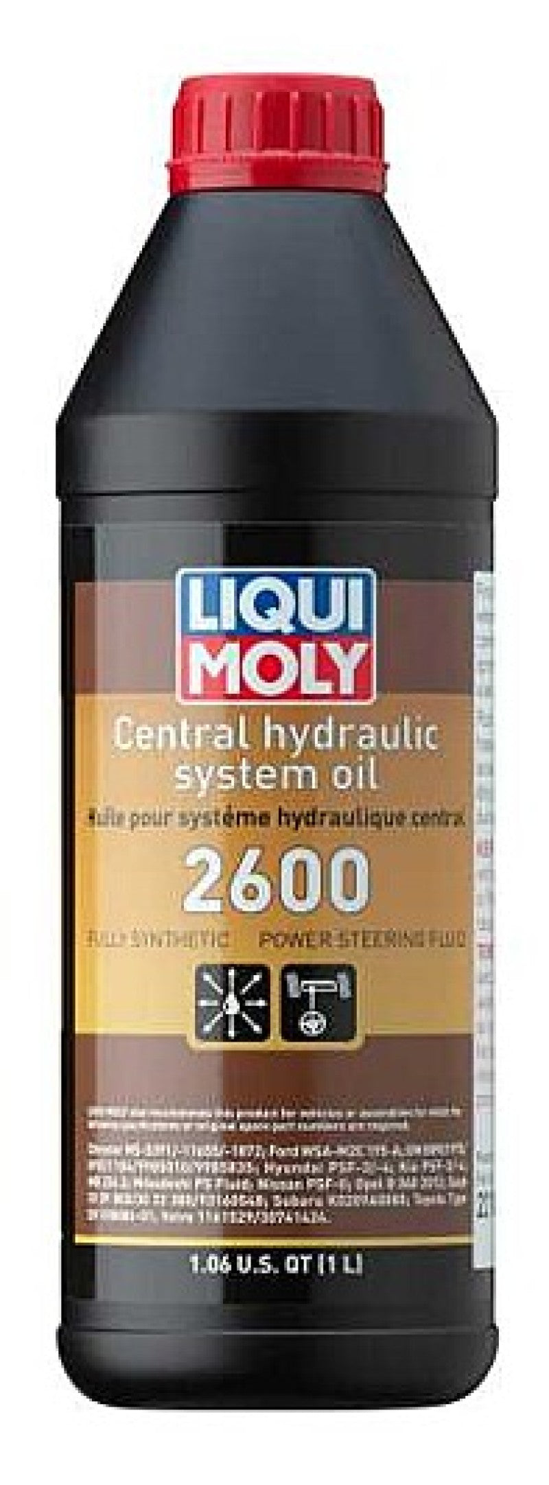 LIQUI MOLY 22182 1L 2600 Central Hydraulic System Oil