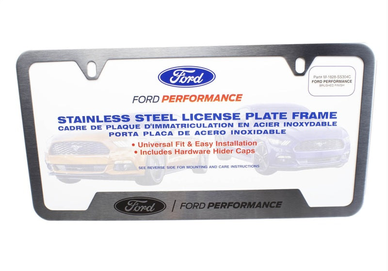 fits Ford Racing M-1828-SS304C Stainless Steel fits Ford Performance License Plate Frame