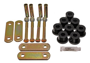 Energy Suspension 3.2135G fits GM Heavy Duty Shackle Set - Black