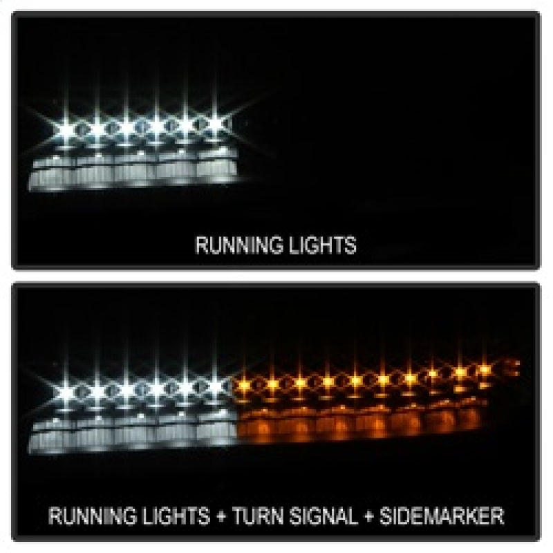 xTune 9037399 fits GMC Sierra 99-06 /Yukon 00-06 Headlights & LED Bumper Lights