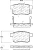 StopTech 11-17 Honda Accord Street Select Rear Brake Pads