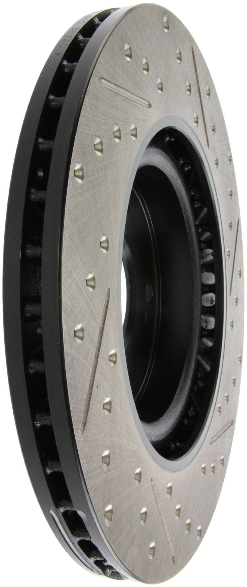 Stoptech 127.40057R 02-06 fits Acura RSX Type S / 06-09 Honda Civic Si Slotted & Drilled Right Front Rotor