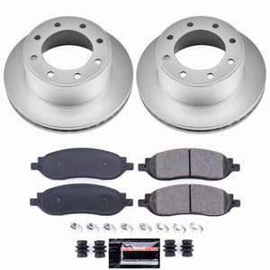 Power Stop 05-07 Ford F-250 Super Duty Rear Z23 Coated Brake Kit