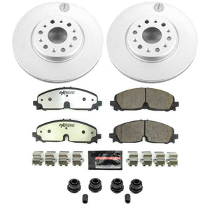 Power Stop 20-24 Buick Enclave Front Z36 Coated Truck & Tow Brake Kit